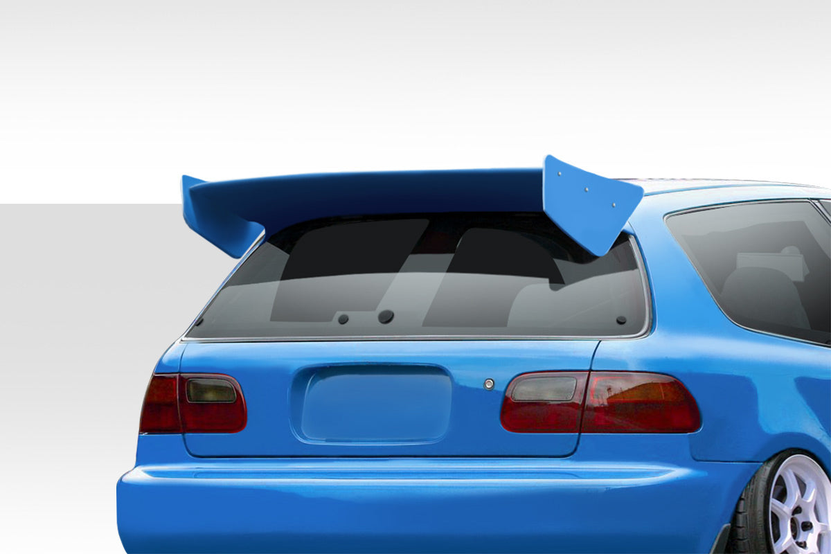 Unleash the Power! 1992 - 1995 Honda Civic HB Duraflex RBS 3 - Piece Wing Spoiler