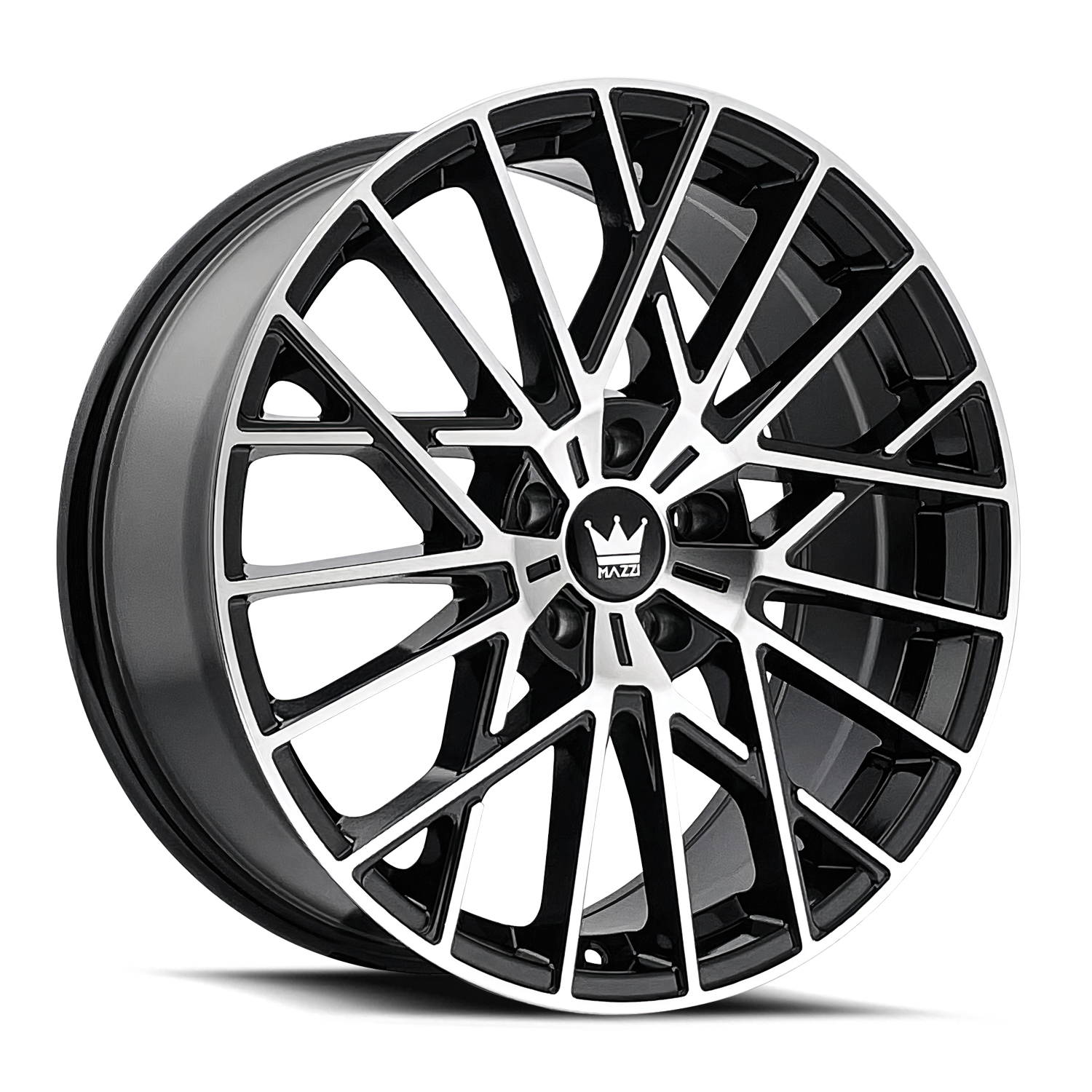 MAZZI JINX 20x8.5 Gloss Black Machined Wheels - Unleash Your Ride's Style!