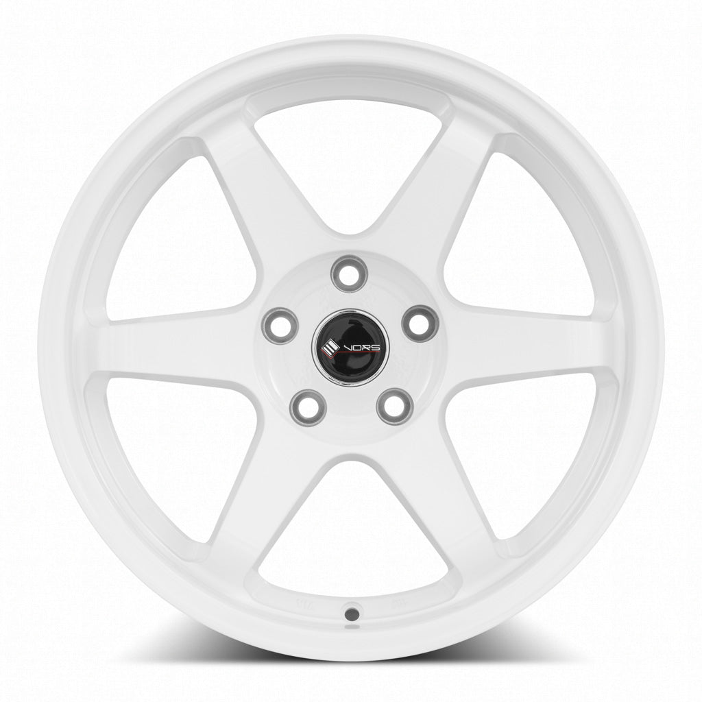 Vors TR37 Wheels - Stunning 17x9 White Rims with Custom Drill