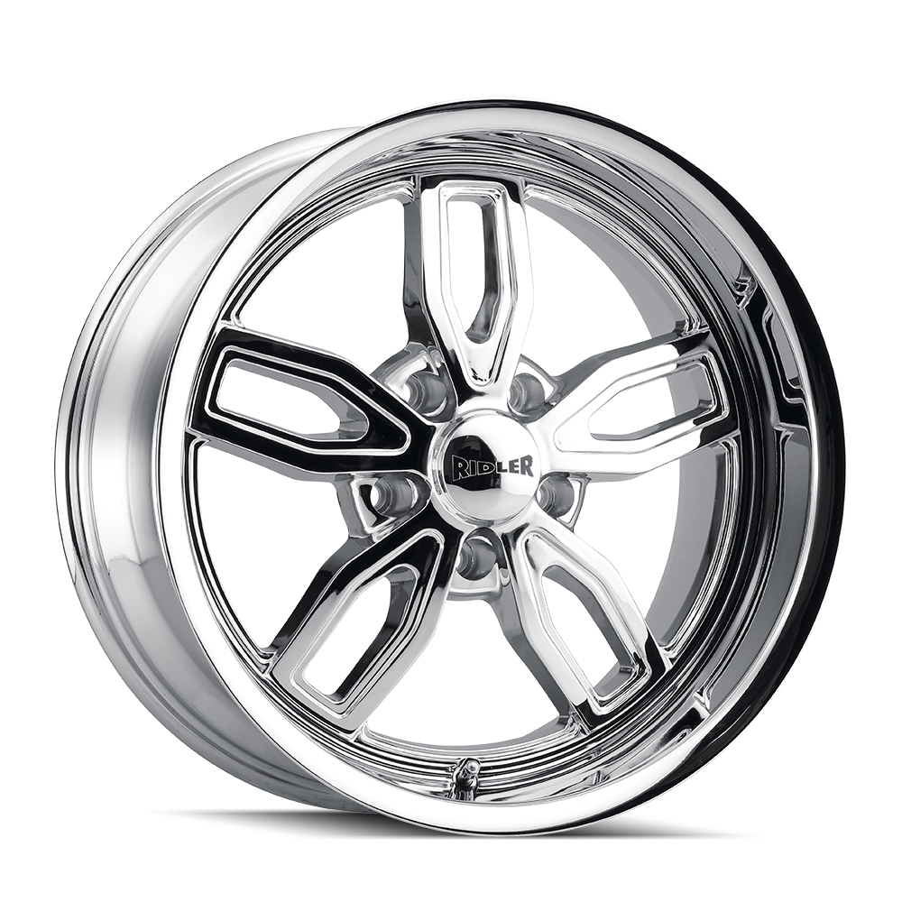 RIDLER 608 Chrome Wheels - 20x8.5, 5x114.3, ET0 - Stunning Style!