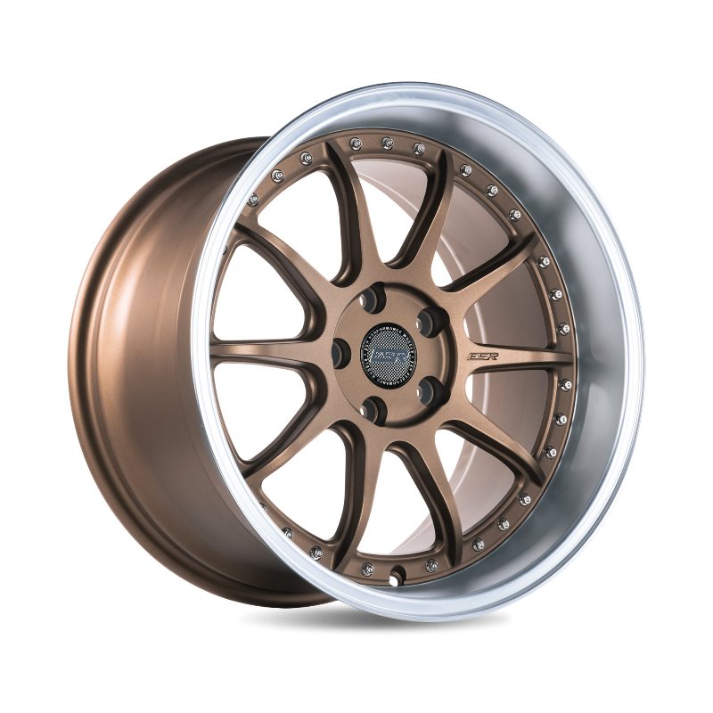 ESR CS12 18x10.5 5x114.3 ET22 Stunning Matte Bronze Machined Lip Wheels