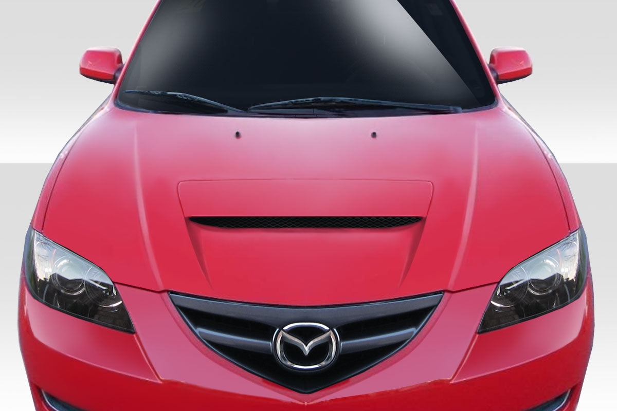 Revamp Your 2004 - 2008 Mazda 3 4DR with Duraflex M - Speed One - Piece Hood