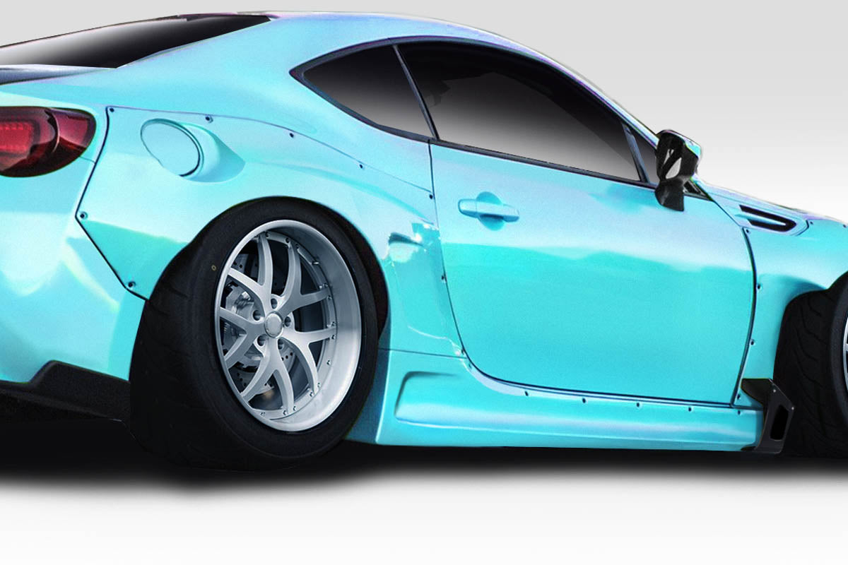 Unleash the Beast: 2013 - 2020 Scion FR - S, Toyota 86 & Subaru BRZ Duraflex GT500 V3 Wide Body 4 - Piece Side Skirts