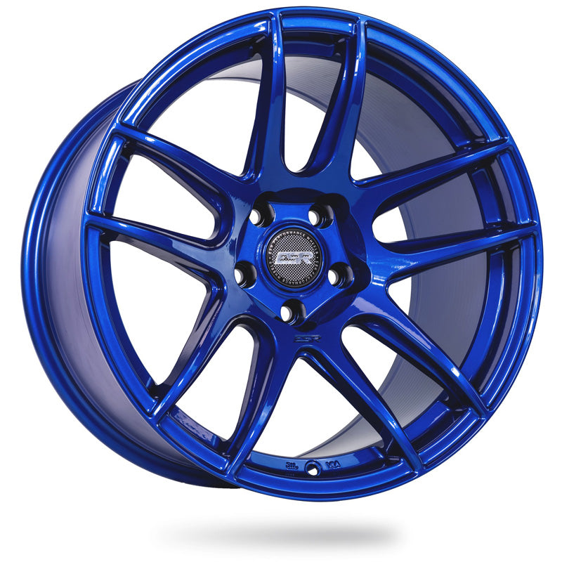 ESR CS8 Gloss Apex Blue Wheels - Stunning 18x10.5 5x114.3 ET15
