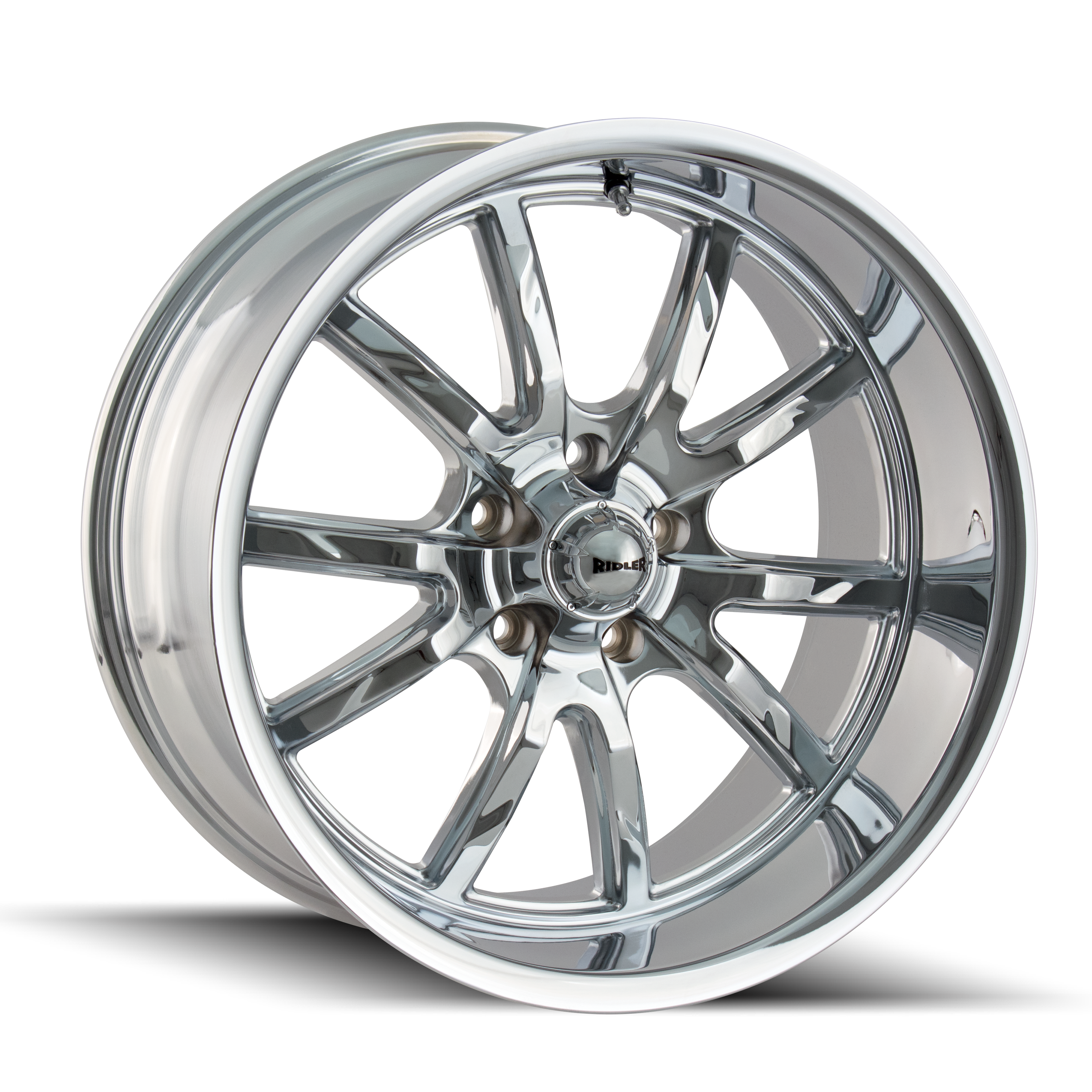 RIDLER 650 Chrome Wheels - 18x8, 5x120.65 ET0, 83.82 - A Stunning Upgrade!