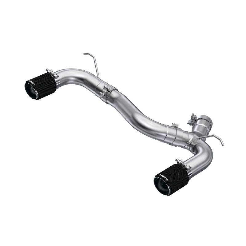 MBRP Premium Exhaust for 2017 - 2021 BMW M240I: 3.0L 3in Axle Back Dual Rear Exit with T304 SS Carbon Fiber Tips (Street Version)