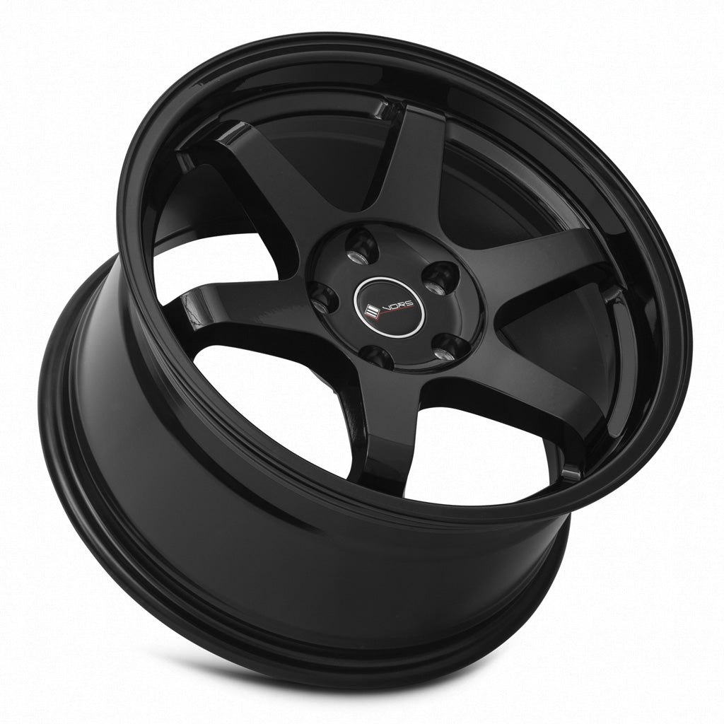 Stunning Vors TR37 17x9 5x115 Custom Drill Gloss Black Wheels - Grab Yours Now!