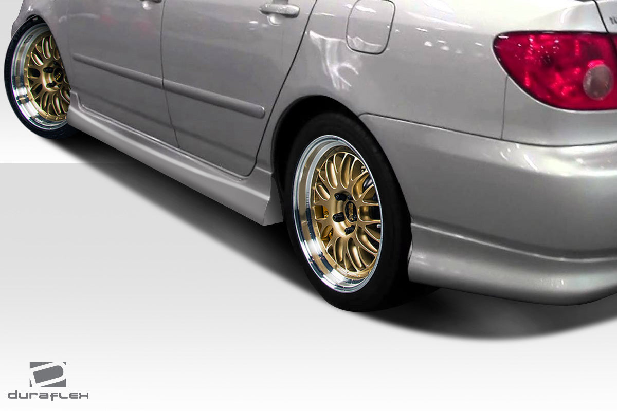 Upgrade Your 2003 - 2008 Toyota Corolla with Duraflex Target 2 - Piece Side Skirts!