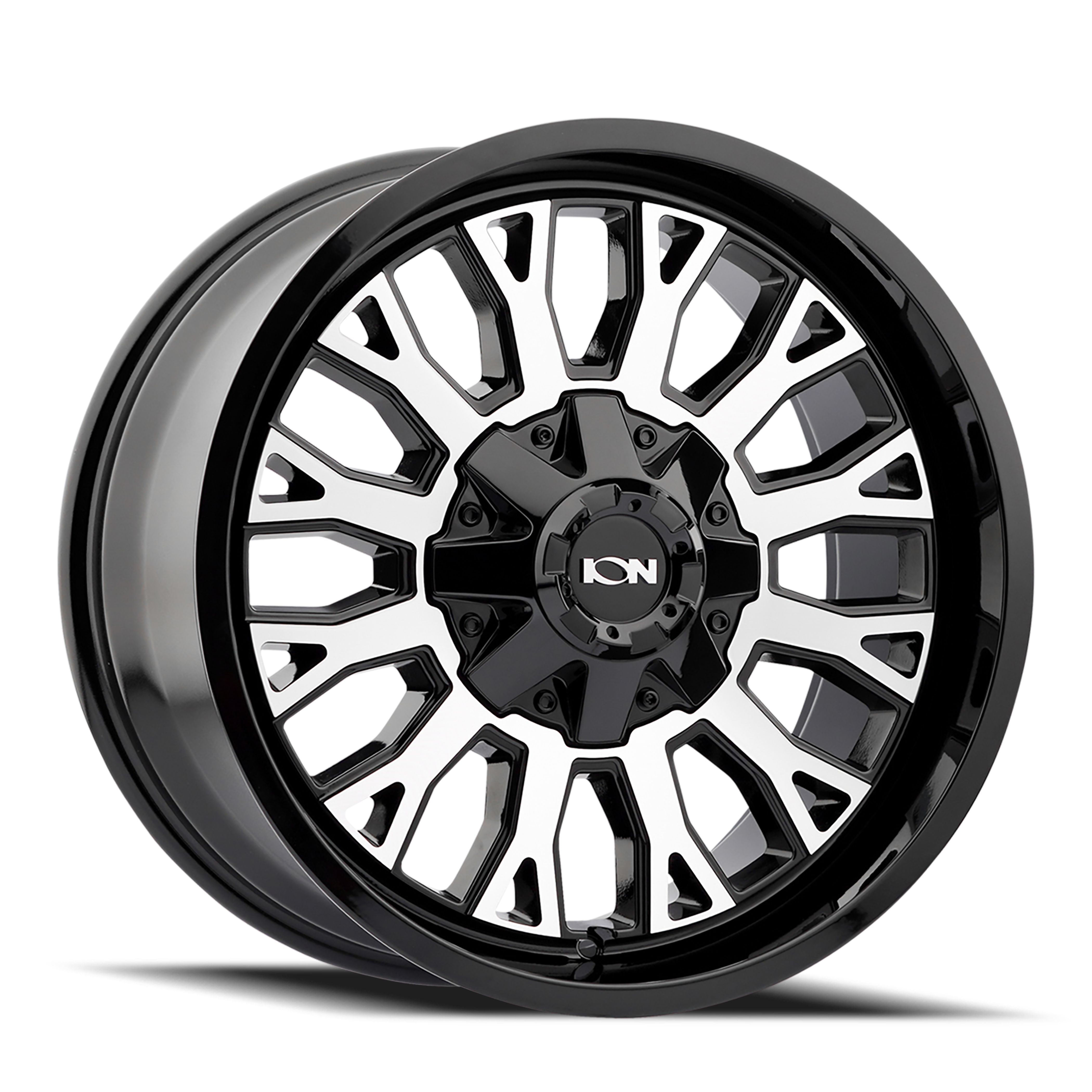 ION 152 20x9 8x180 ET0 124.1 Gloss Black Machined - Stunning Wheels for Your Ride!