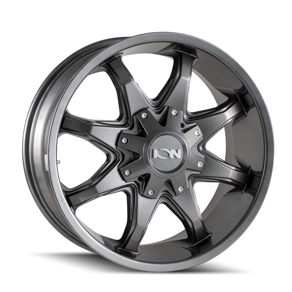 ION 181 Gloss Graphite Wheels - 18x9, 6x135/6-139.7 ET18 - Unleash Your Ride's Potential!