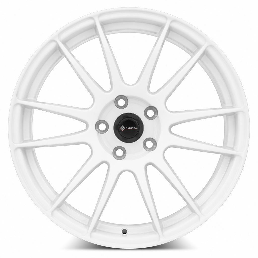 Vors TR10 17x8 5x108 (Custom Drill) ET35 73.1 White - A Stunning Wheel Upgrade!