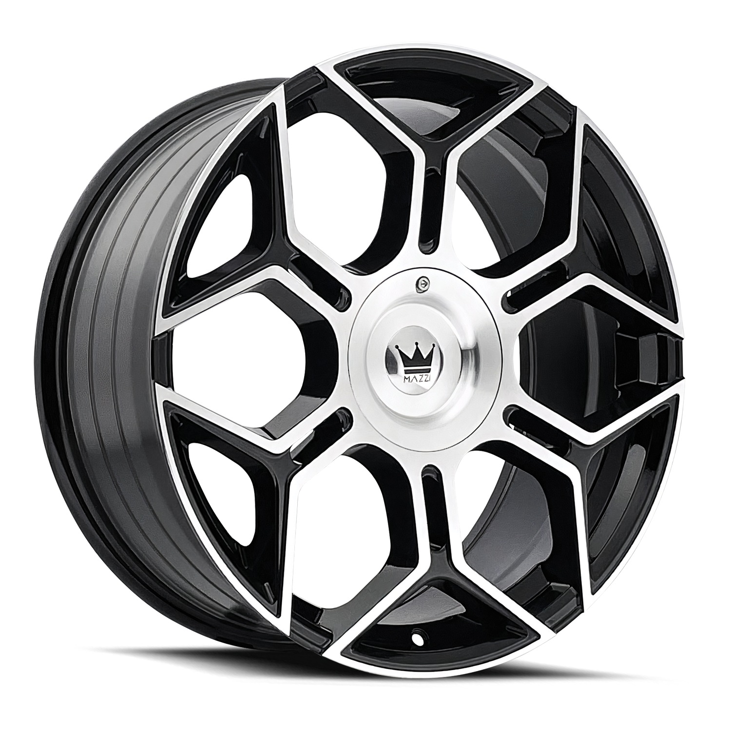 Stunning MAZZI LIBRA 20x8.5 Wheels - Gloss Black Machined Finish!