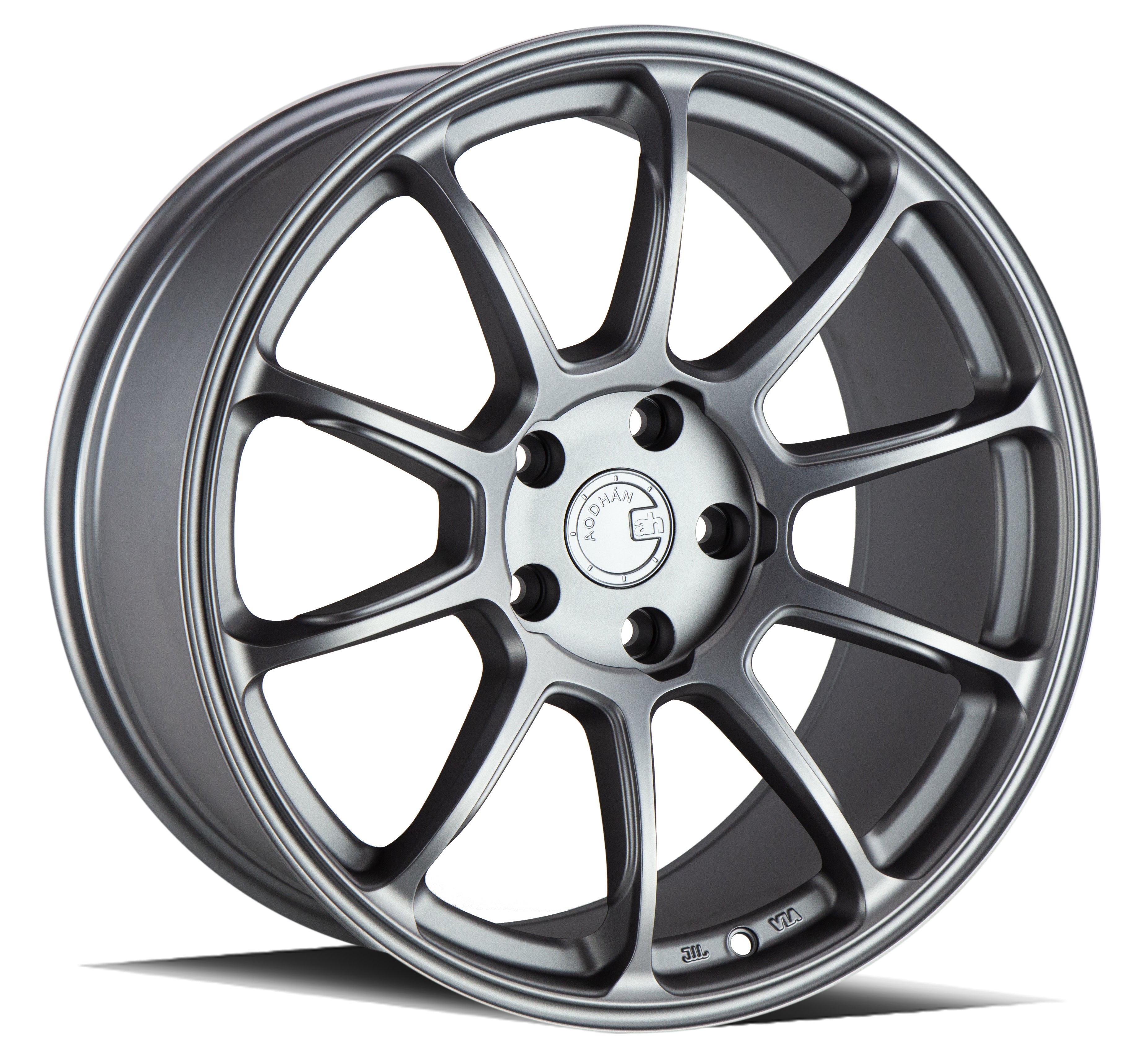 Aodhan AH06 Matte Gray Wheels - 17x9, 5x100, +35 Offset! 