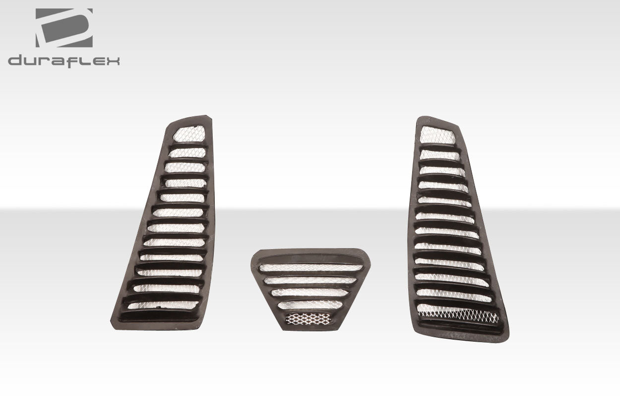 Universal Duraflex Trackstar 3 Hood Vents - 3 Piece: Unleash Your Vehicle's Potential!