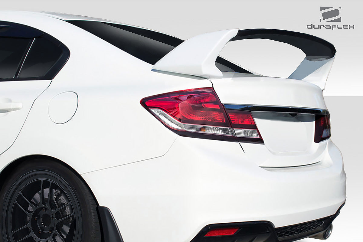 Get Your 2012 - 2015 Honda Civic 4DR an Awesome Duraflex RR 3 - Piece Wing Spoiler Now!