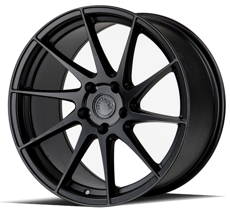 Aodhan AH09 18x8.5 5x114.3 +35 73.1 Matte Black - Perfect for Your Passenger Side Wheels!