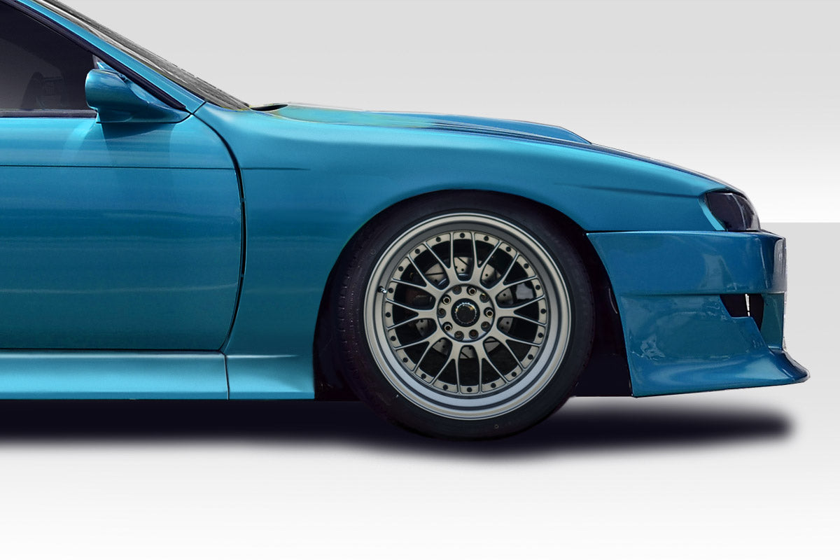 Revamp Your 1997 - 1998 Nissan 240SX S14 with Duraflex B Sport Wide Body Front Fender Flares - 2 Piece Set!