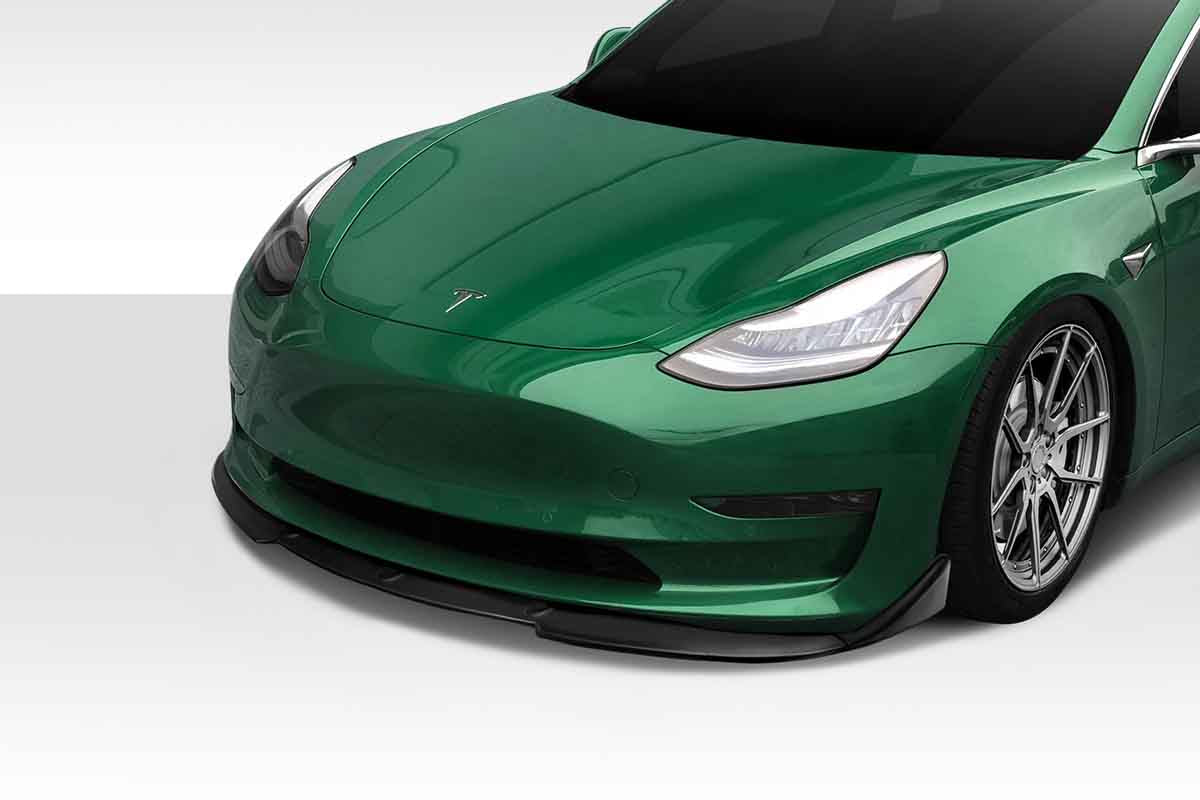 Duraflex Universal Adjustable 3-Piece Front Splitter - Upgrade Your Ride Now!