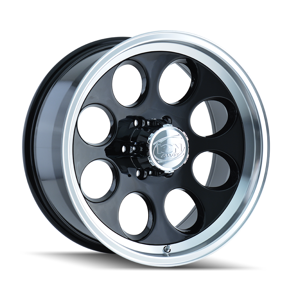 ION 171 Gloss Black Machined Wheels - Stunning 17x9, 6x139.7 ET0 106!