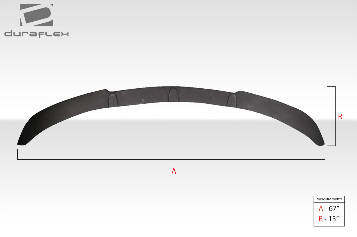 Duraflex Universal Adjustable 3-Piece Front Splitter - Upgrade Your Ride Now!
