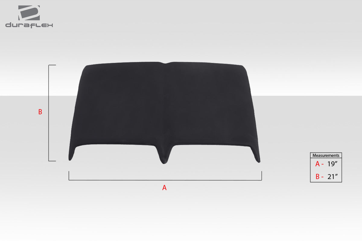 Get Your Universal Duraflex Dual Ram Air Hood Scoop - One Piece Wonder!