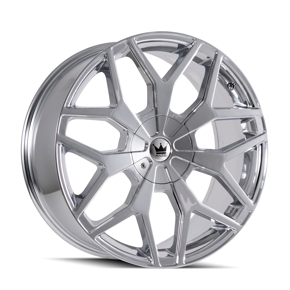 Mazzi Profile Chrome Wheels - 20x8.5, 5x108/5-114.3, ET35 - Upgrade Your Ride Now!
