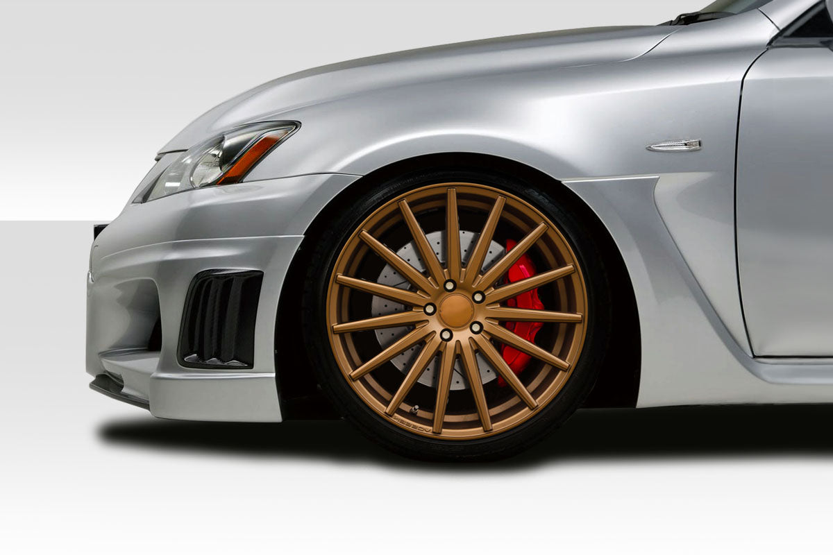 Enhance Your 2008 - 2014 Lexus IS - F with Duraflex W - 1 Front Fenders (2 Piece Set)