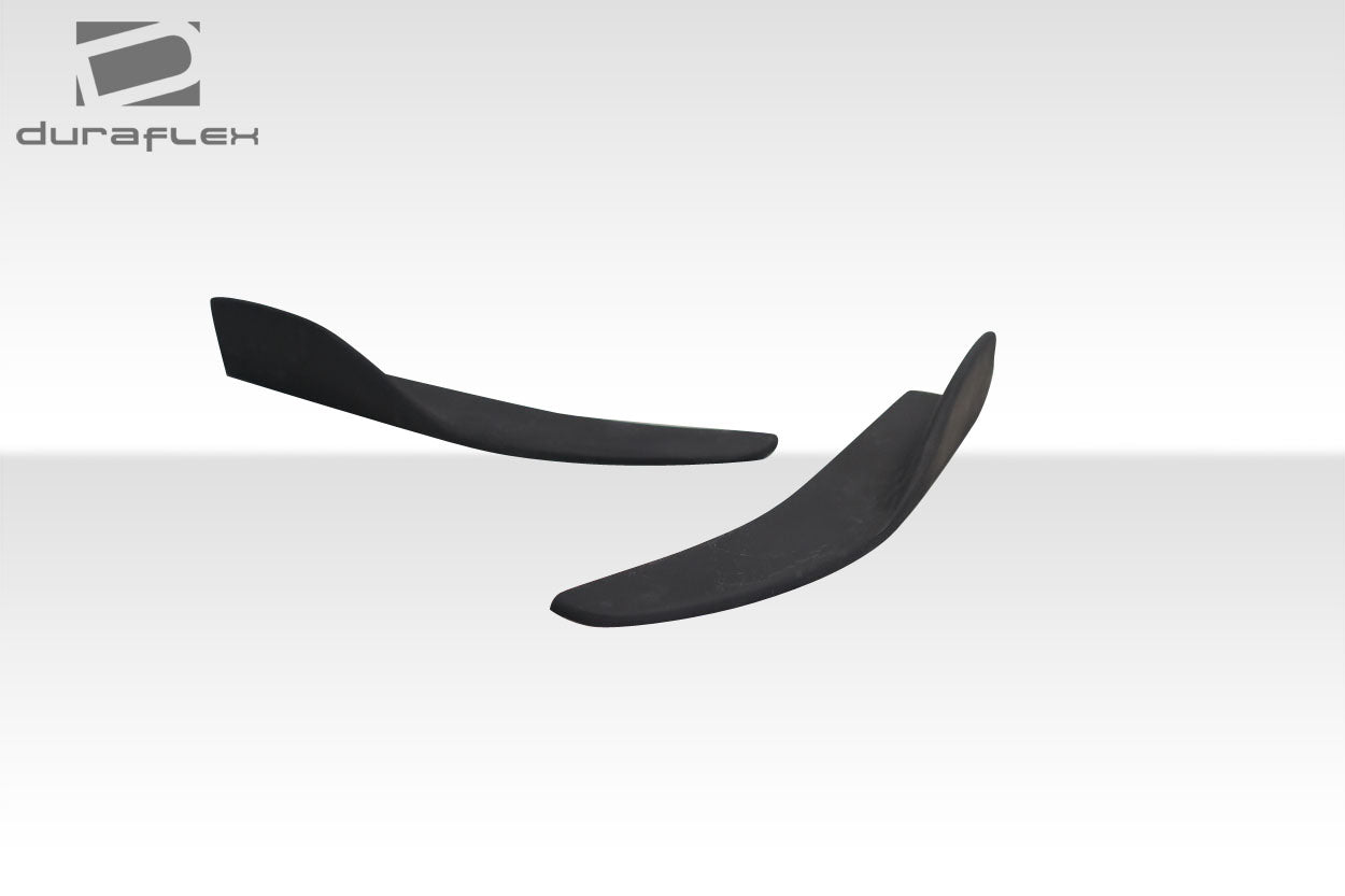 Universal Duraflex Front/Rear Type 2 Winglet Splitters - 2 Piece Set: Enhance Your Ride Now!