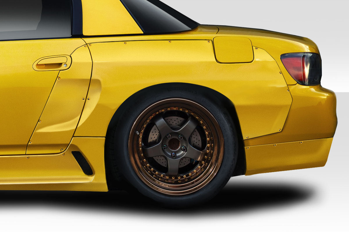 Upgrade Your 2000 - 2009 Honda S2000 with Duraflex TKO RBS Wide Body Rear Fender Flares - 2 Piece Set