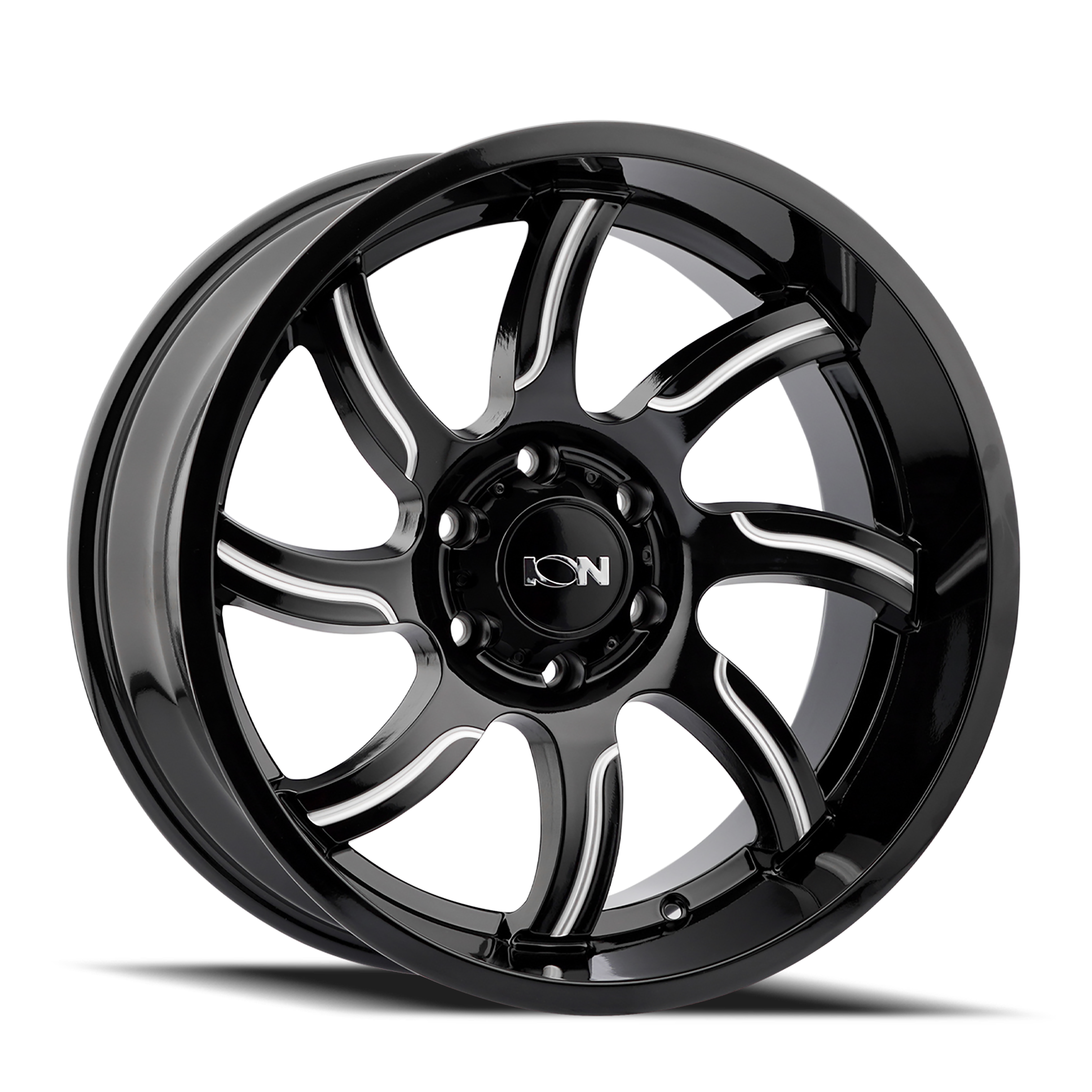 ION 151 Gloss Black Milled Wheels - 20x10, 8x165.1, ET-19