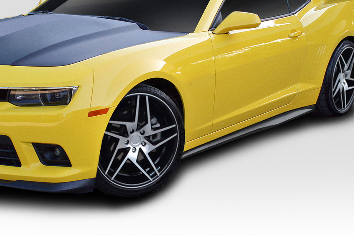 Upgrade Your 2010 - 2015 Chevrolet Camaro with Duraflex ZL1 V2 Look 2 - Piece Side Skirts