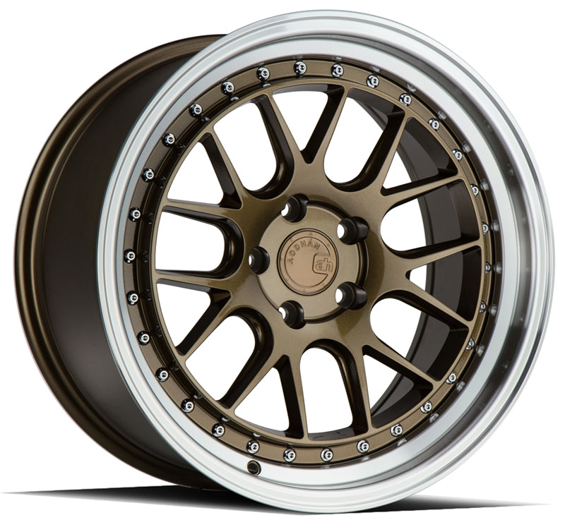Stunning Aodhan DS06 Wheels - 18x9.5, Bronze with Machined Lip, Perfect Fit!
