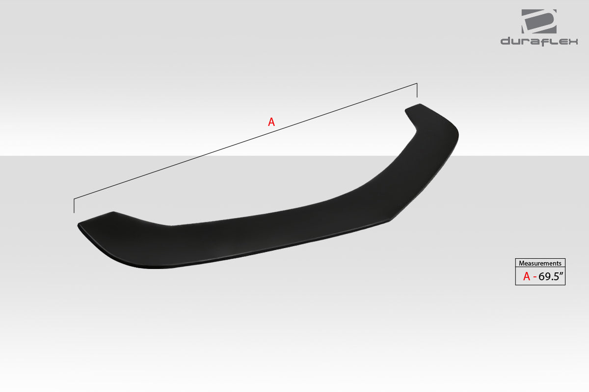 Unleash the Power: Universal Duraflex Type 5 Front Lip Splitter - 1 Piece