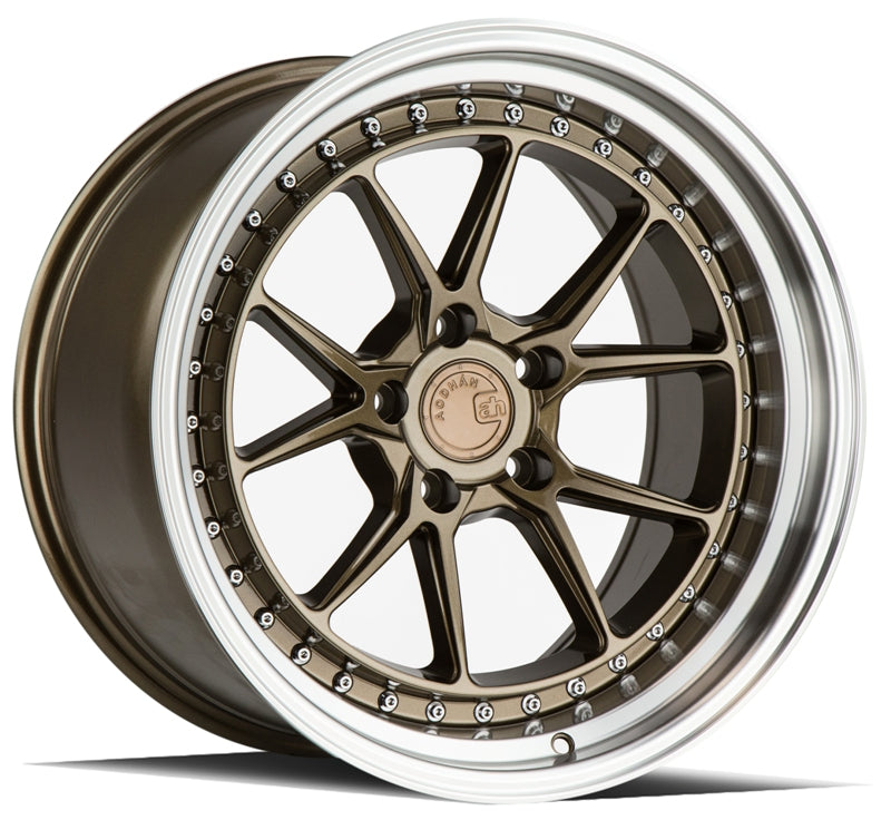 Stunning Aodhan DS08 Wheels - 19x8.5, Bronze with Machined Lip! Grab Yours Now!