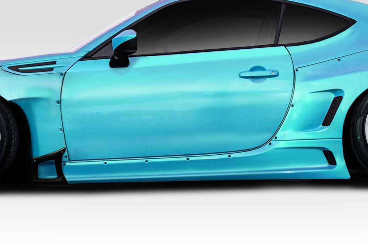Unleash the Beast: 2013 - 2020 Scion FR - S, Toyota 86 & Subaru BRZ Duraflex GT500 V3 Wide Body 4 - Piece Side Skirts