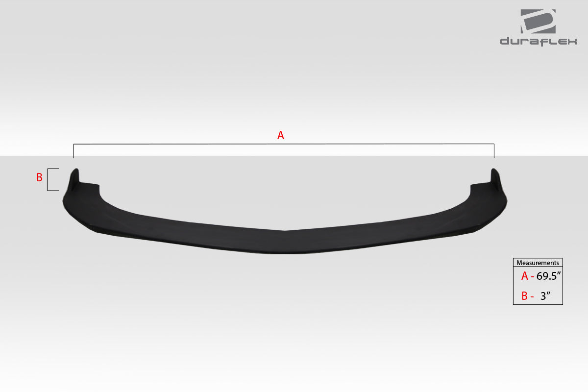 Get Your Hands on the Universal Duraflex Type 4 One-Piece Front Lip Splitter Now!