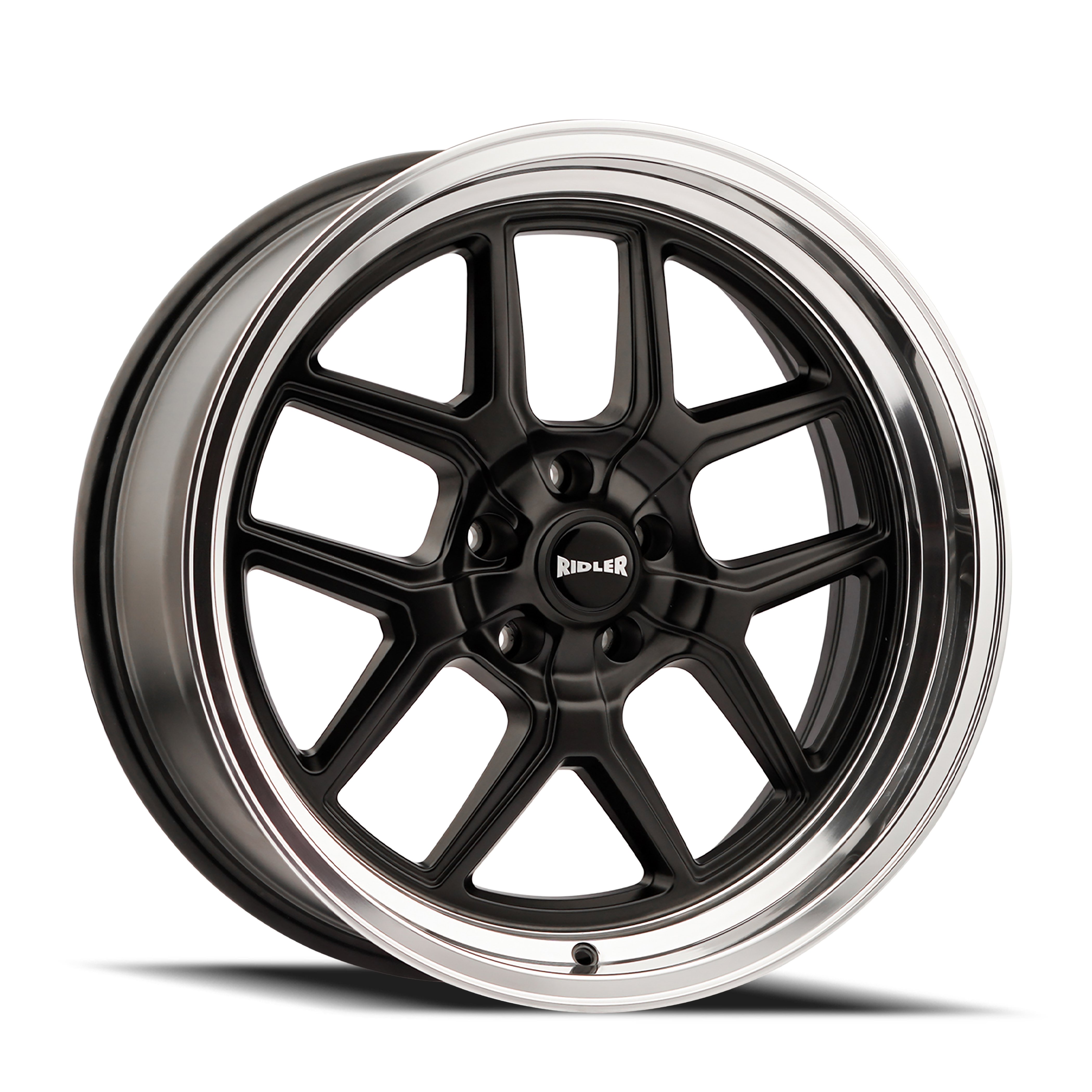 RIDLER 610 17x7 5x120.65 ET0 83.82 Matte Black Polished - A Stunning Wheel Upgrade
