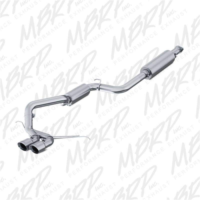 MBRP 2013 - 2018 Ford Focus ST 2.0L EcoBoost Dual Center Outlet AL 3in Cat - Back Exhaust: Unleash Your Ride's Potential!