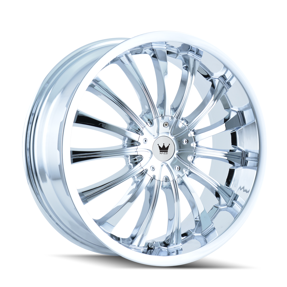 MAZZI HYPE Chrome Wheels - 20x9, 5x115/5-120 ET18 74.1 - A Stunning Upgrade!