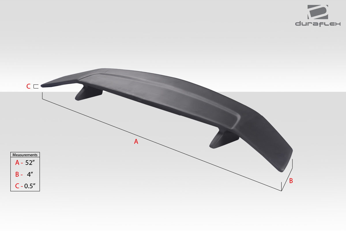 Unleash Style with Universal Duraflex A-Spec 1-Piece Wing Spoiler