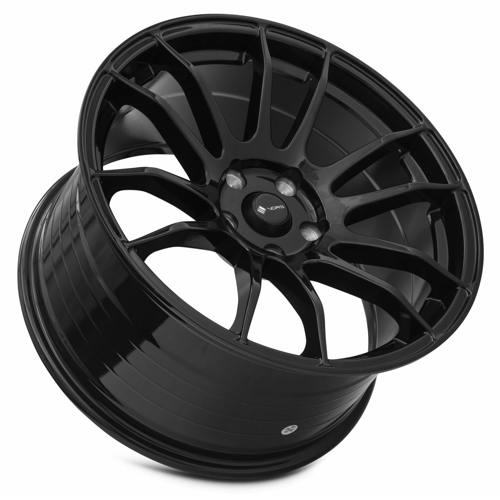 Vors TR10 19x9.5 5x120 Custom Drill ET35 73.1 Gloss Black - Elevate Your Ride!