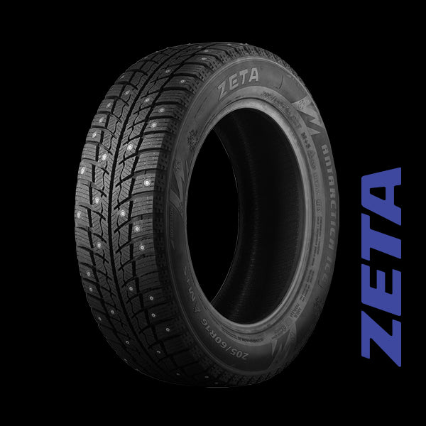 ZETA ANTARCTICA ICE 195/65R15 Studded Winter Tires - 95T XL