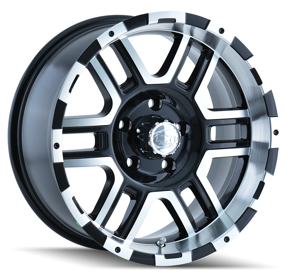ION 179 17x9 8x165.1 ET0 130.8 Satin Black Machined - Stylish and High - Performance Wheels