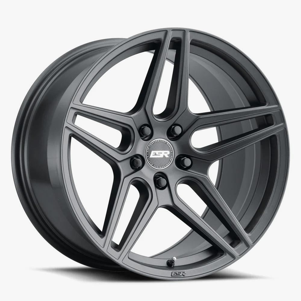 ESR RF15 Wheels: 20x9.0 5x120.6 Custom Drill ET35 Matte Graphite - Upgrade Your Ride Now!
