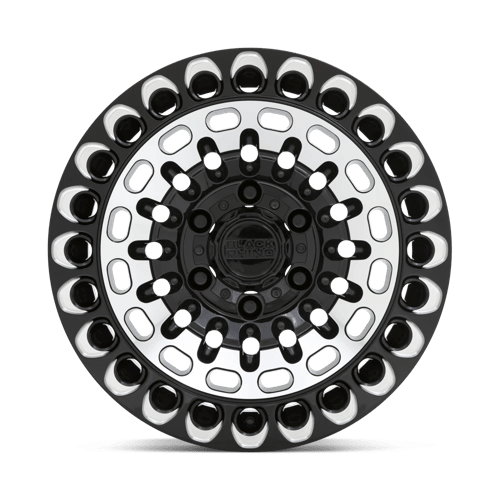Black Rhino LABYRINTH Wheels - Stunning 17X9.5 Gloss Black with Machined Face!