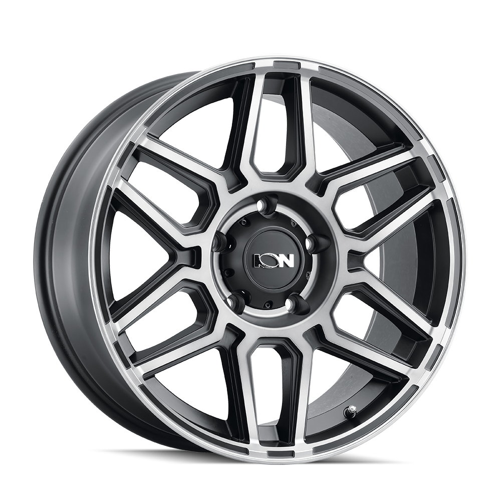 ION 146 20x10 6x135 ET-19 87.1 Matte Black Machined - A Stunning Wheel Upgrade!